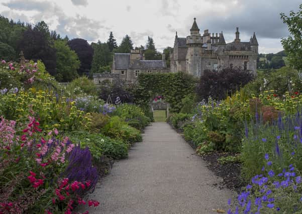 Abbotsford House, the former home of Sir Walter Scott.