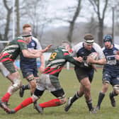Sean Rankin on an forward surge for Selkirk during a 13-12 win over GHA, shortly before the March shutdown was imposed (library image by Grant Kinghorn)