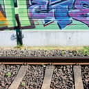 Rail danger...mucking about on the railway tracks may seem like harmless fun but it can have major consequences.
