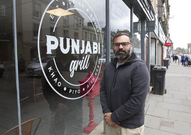 Raj Kumar, owner of the Punjabi Grill in Hawick.