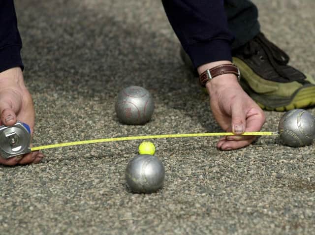The game of petanque originated in France.