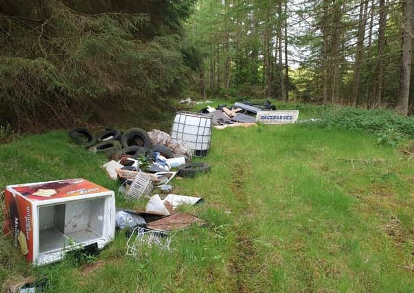 Police are asking if anyone witnessed this act of flytipping near Ladywood or recognises the rubbish left to contact them,