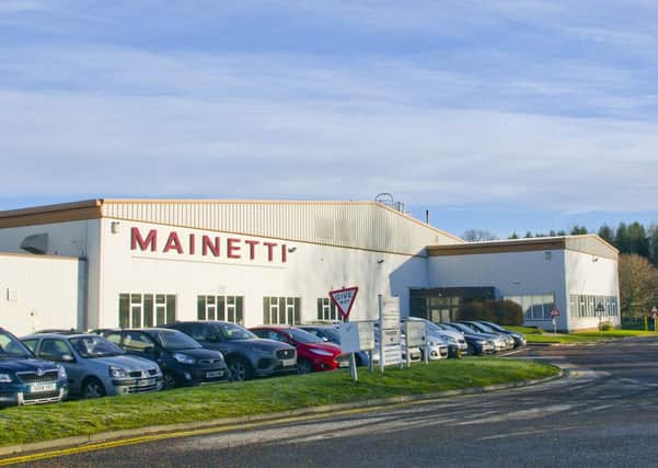 Jedburgh's Mainetti UK factory.
