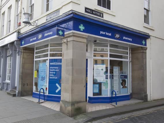 The Boots pharmacy in Kelso.