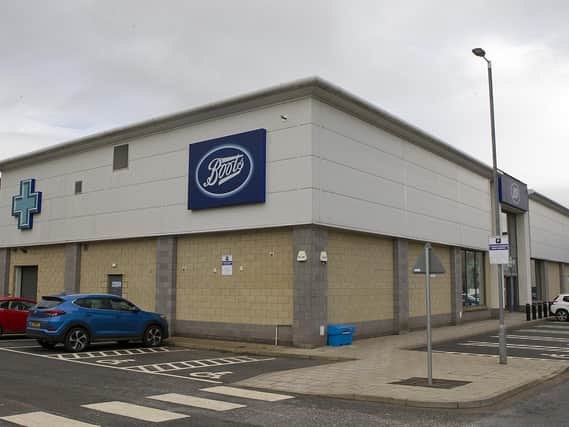 Boots at Gala Water Retail Park in Galashiels.