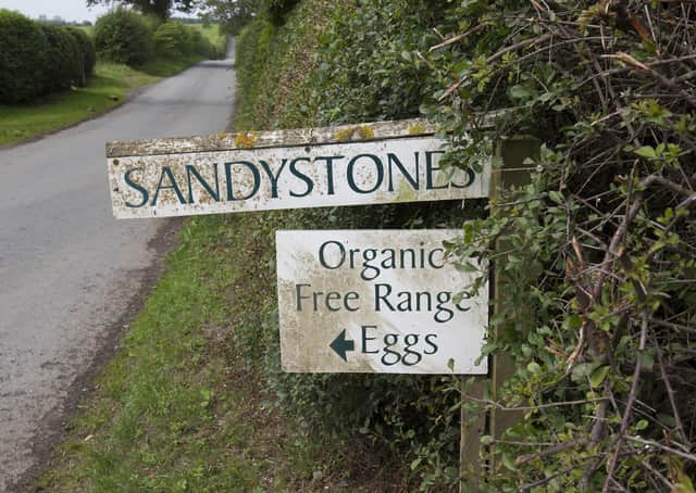 Sandystones Farm at Longnewton, near Ancrum.