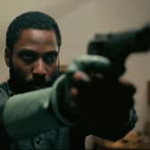 John David Washington as “The Protagonist” in Tenet, showing at the Pavilion on Galashiels from Wednesday, August  26.