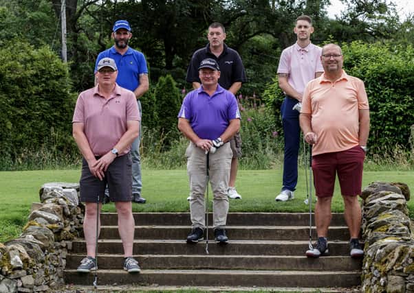 Back, from left, Dave Rames, Gary Dalgleish, Ali Willison. Front, from left, Neil Crooks, Andy Lindores, Alan Arnot (picture by David Nicol)