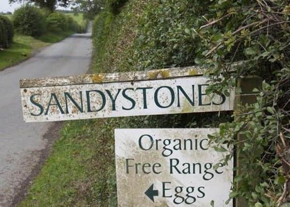 Sandystones Farm at Longnewton near Ancrum.