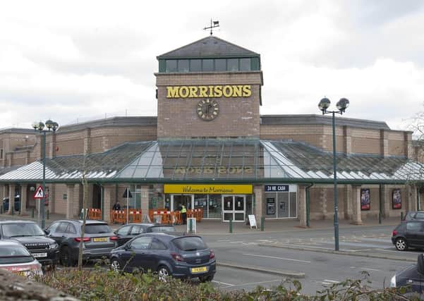 Morrisons in Hawick's Mart Street, where one employee has tested positive for coronavirus after returning from holiday in Turkey.