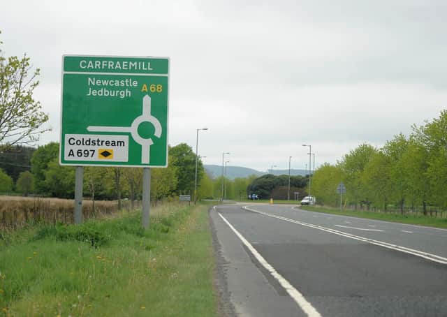 The collision took place near the Carfraemill roundabout.