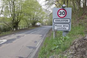 Eddleston looks set to be among the first villages in the Borders to have a new 20mph speed limit introduced.