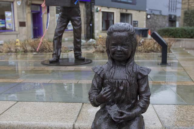 The Coulter's Candy statues in Galashiels' Market Square have proved popular.