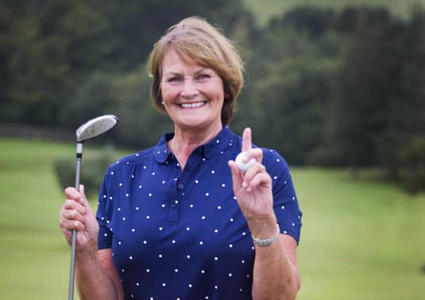 Heather Hughes carded a hole in one on the 14th at Jedburgh Golf Club (picture by Bill McBurnie).