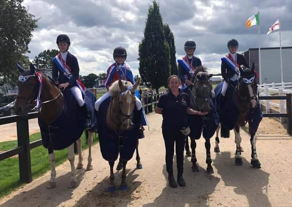 Flashback - the winning Scottish team from 2019 at Stoneleigh in Warwickshire, which featured Katy McFadyen (Hawkmoon Lady Luck) and Emma Scott-Watson (Swannieston Simply Red), both from Kelso.