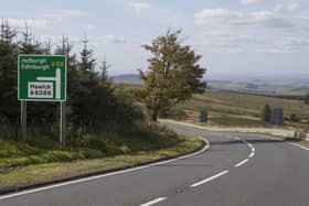 The motorcyclist lost his life in the crash on the A68 between the A6088 junction and the border at Carter Bar.