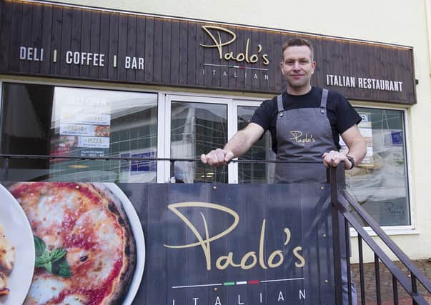 Paolo Crolla at Paolo's Italian in Galashiels.