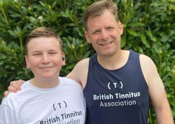 Ewan and James Cameron-Lyle will take on their marathon challenge at the Haining on Sunday.