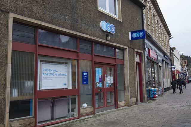 The TSB in Peebles, also in line for closure.