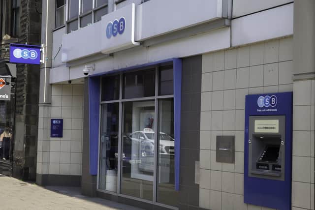The branch in Galashiels' Channel Street is the only Borders TSB branch to survive the cull.