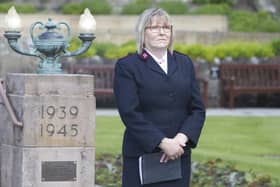 Captain Caroline Brophy-Parkin from the Salvation Army in Hawick, who receives an MBE for services to the community during Covid-19.