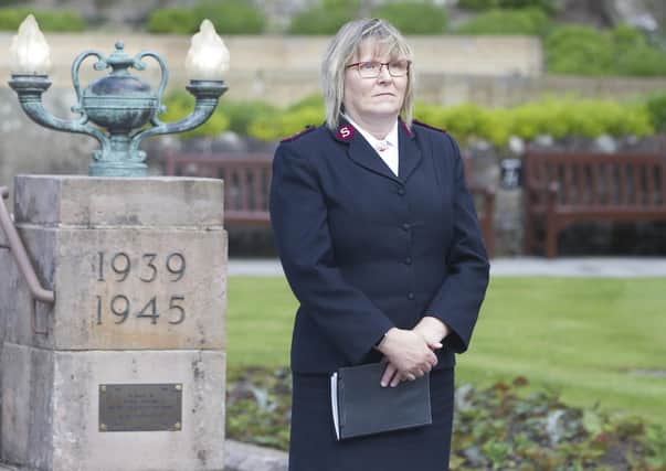 Captain Caroline Brophy-Parkin from the Salvation Army in Hawick, who receives an MBE for services to the community during Covid-19.