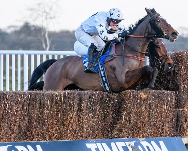 Big River - like One For Arthur, from Lucinda Russell's training stable - wins at Kelso in January.