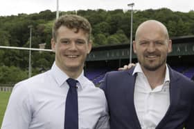 Darcy Graham, left, and Gregor Townsend (library image by Brian Sutherland)