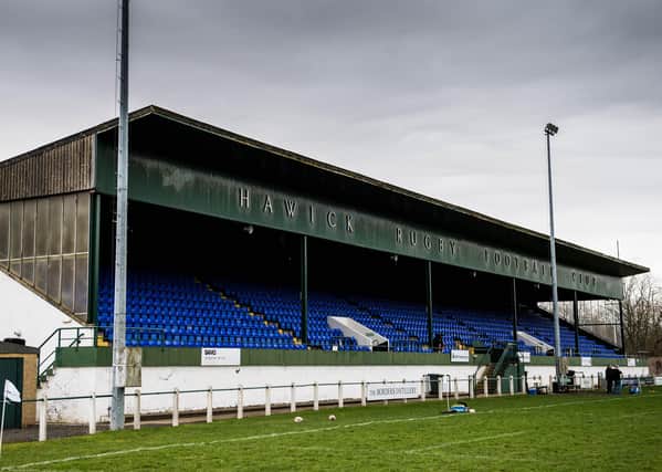 Hawick Rugby Club's Mansfield Park ground pictured in March 2019. Photo: Ross Parker/SNS Group/SRU