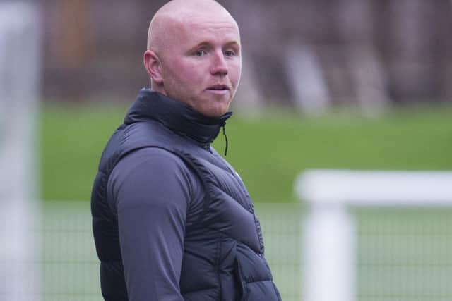 Neil Hastings, manager of Gala Fairydean Rovers