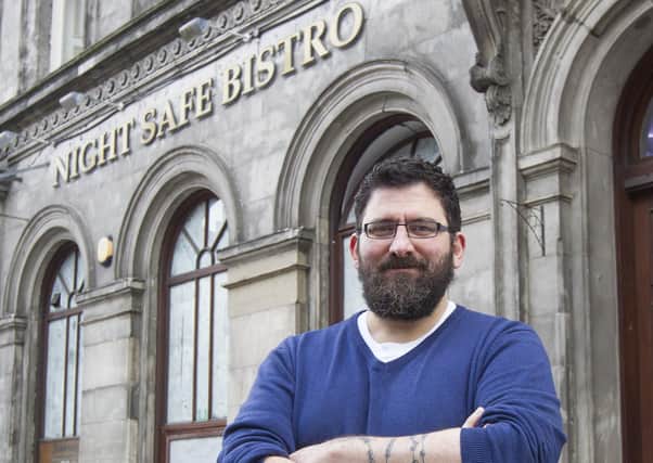 Anthony Khoury at the Nightsafe Bistro, High Street, Hawick. (PIC: BILL McBURNIE)