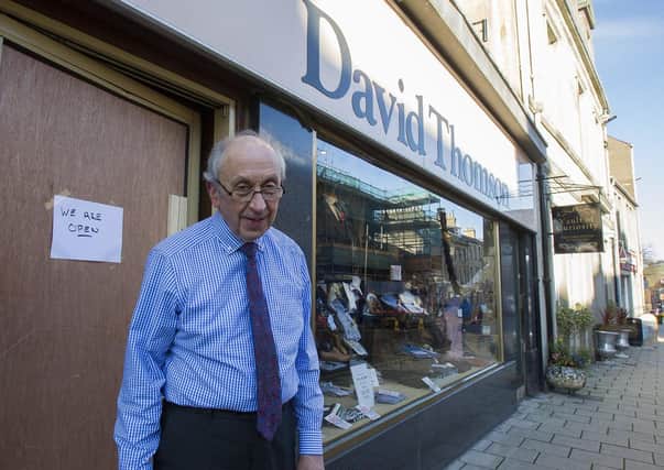 Alex, Owner of David Thomson's, Jedburgh (PIC:BILL McBURNIE)
