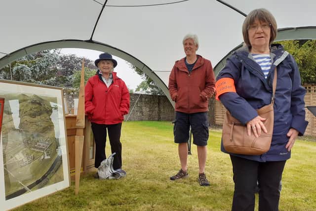 Some of the trust's volunteers.