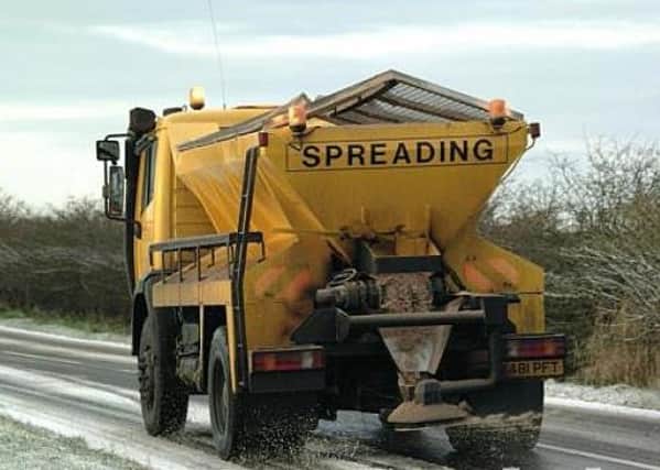 Scottish Borders Council says gritters are out in force.