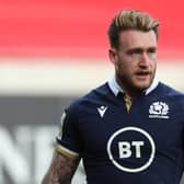 Stuart Hogg, seen here playing against Wales last month, will be the only Borderer in the Scotland team facing France on Sunday. (Photo by David Rogers/Getty Images)