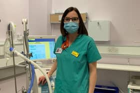 Dr Katie Stewart, consultant anaesthetist at NHS Borders, was among the first in the region to reveive the virus.