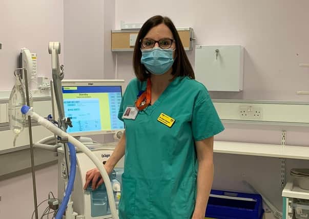 Dr Katie Stewart, consultant anaesthetist at NHS Borders, was among the first in the region to reveive the virus.