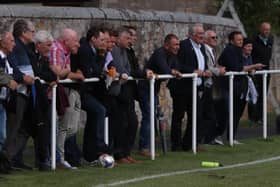 Fans watching Gala Fairydean Rovers play Coldstream in July last year, a sight not seen in the Borders since March. Photo: Steve Cox