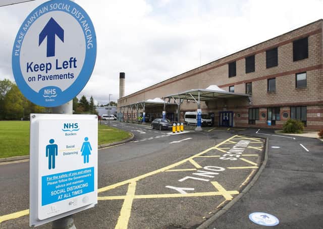 The Borders General Hospital in Melrose. Photo: Bill McBurnie.