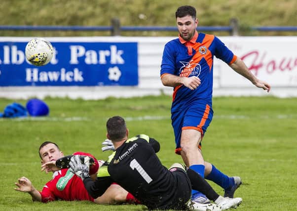 Hawick’s only league win to date was against Glenrothes in October. Photo: Bill McBurnie