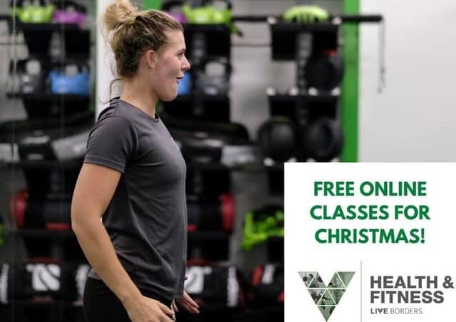 Live Borders is offering free online gym classes to all this festive season.