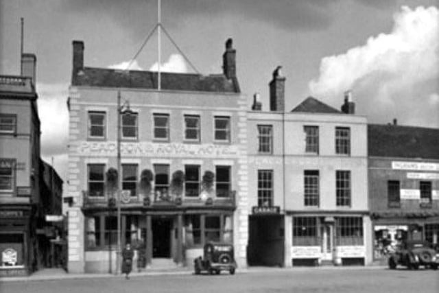 This Market Place pub was demolished and replaced with a Boots store. This pub was known as the Peacock until the 1860s when a son of Queen Victoria stayed there.
