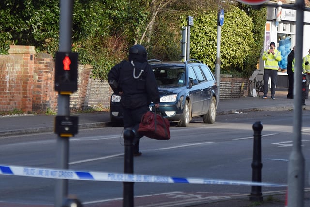 Police said the suspected chemical substances that were handed into Hailsham Police Station on Friday (February 11) have been confirmed as safe. Picture: Dan Jessup.