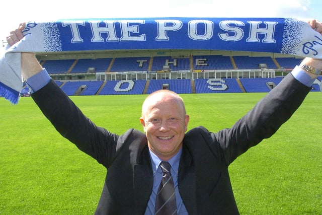 Manager Mark Wright taking over at Posh.
