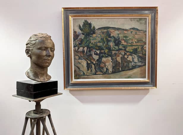 Under the hammer: Denis Peploe Hillside in Provence and bust