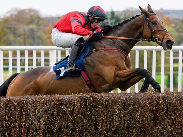Patrick Wadge on Myretown at Kelso Racecourse on Saturday (Photo: Alan Raeburn/Kelso Races)