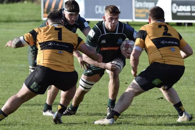 Hawick beating Currie Chieftains 46-25 in Edinburgh on Saturday (Pic: Malcolm Grant)