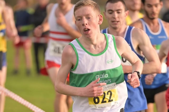 Gala Harrier  Robbie Welsh finished 77th overall and as 24th under-20 in 12:43 at Saturday's Scottish short-course cross-country championships at Lanark