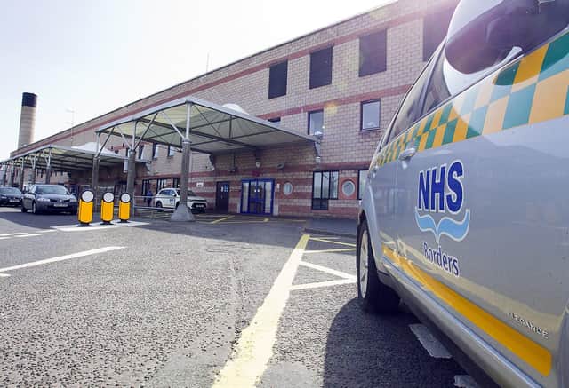 Visiting has been suspended at the Borders General Hospital at Melrose, except from people visiting the labour ward, the special care baby unit, the children's ward and those visiting patients in end-of-life care.