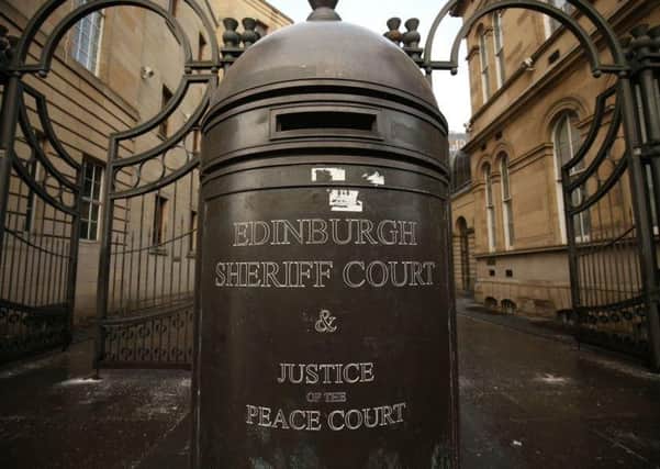 Edinburgh Sheriff Court.